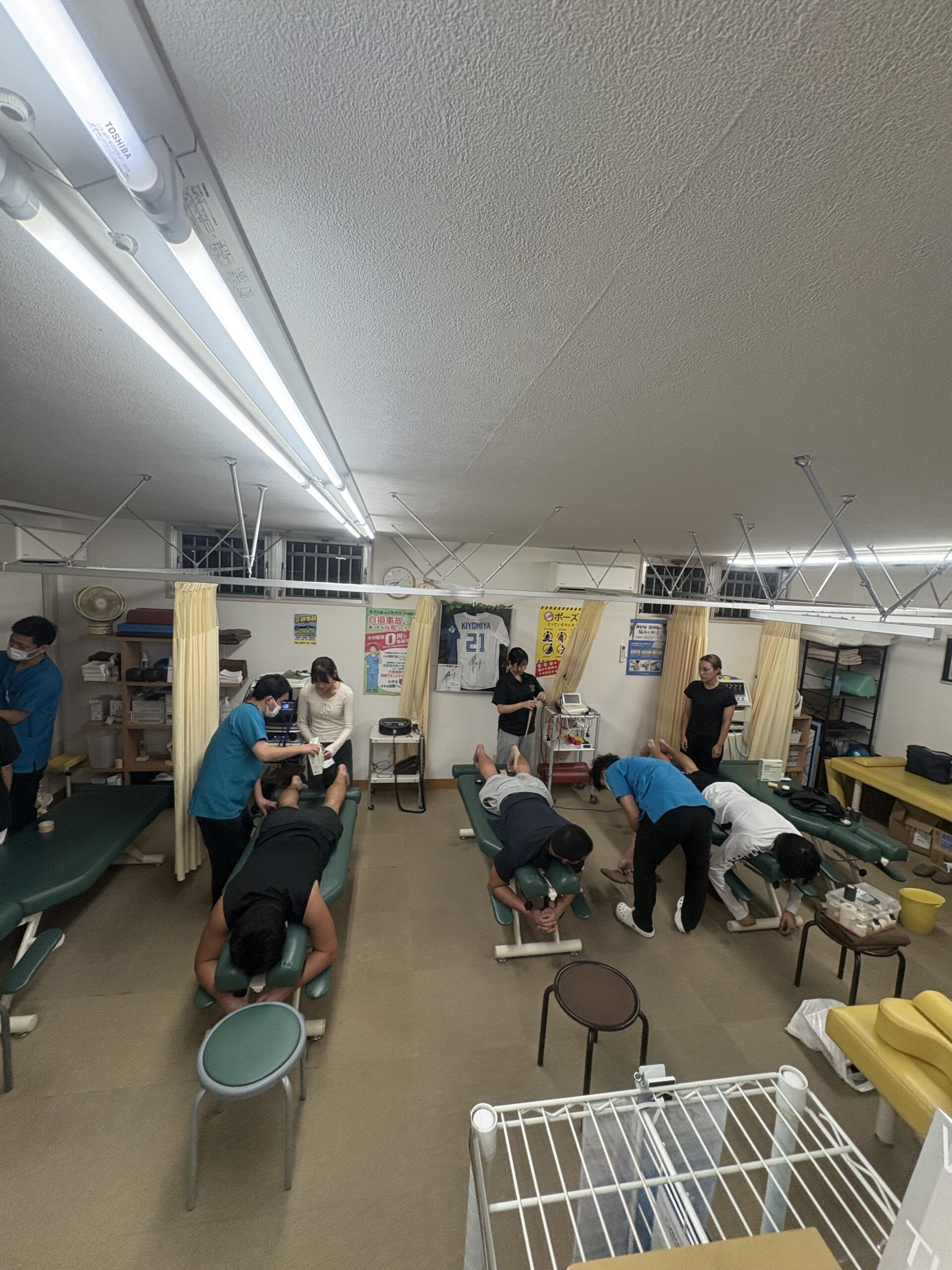 テーピング練習会を久留米いしばし整骨院で行いました！